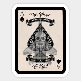 Death Card dropped by Ace of Kyiv Card Sticker